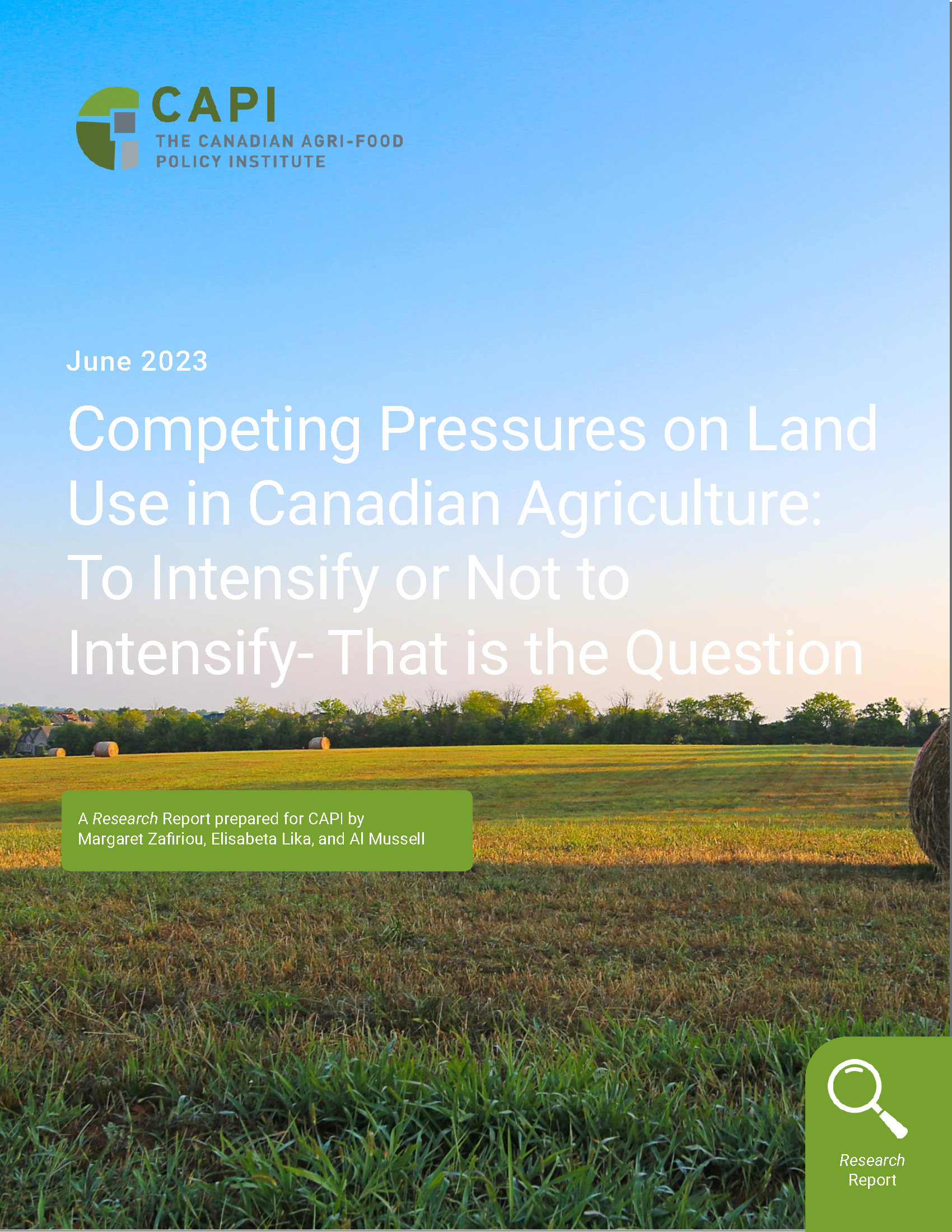 Landscape Message: May 5, 2023  Center for Agriculture, Food, and the  Environment