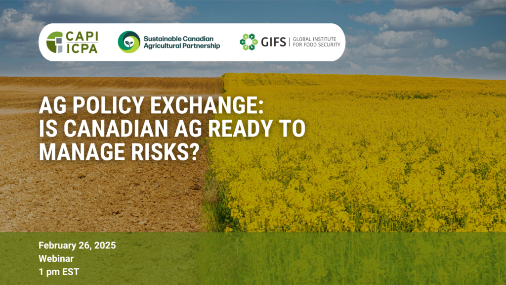 Is Canadian agriculture ready to manage and mitigate risk? - Canadian ...